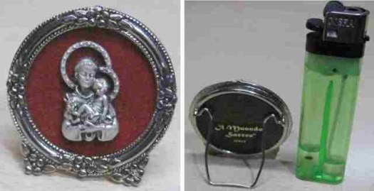 SAN ANTONIO PADUA MARCO METAL RED